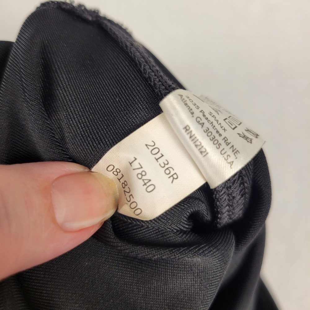 Spanx Motto Faux Leather Leggings Women's Sz‎ Medium Black - Picture 7 of 10